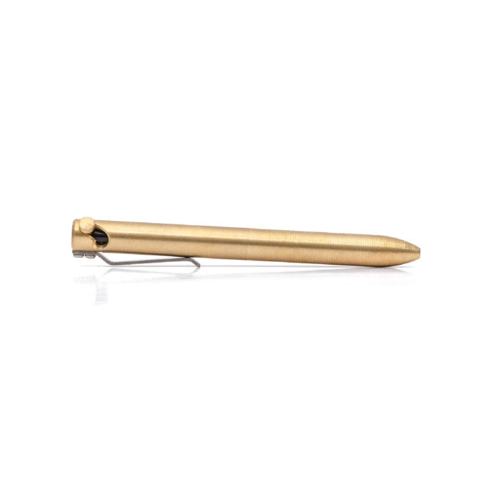 basik.002.brass rollerball pen