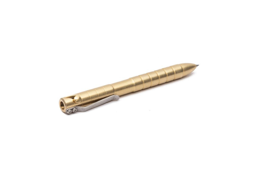 basik.003.brass rollerball pen